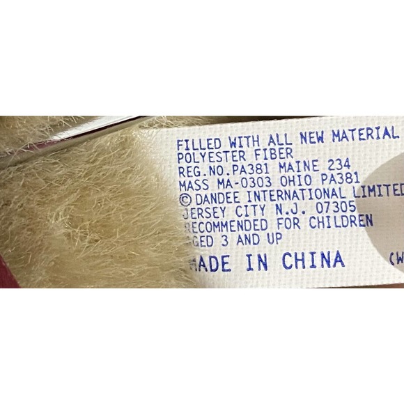 Dan Dee Collectors Choice Christmas Teddy Bear With Stand Red White Dress - Picture 8 of 8